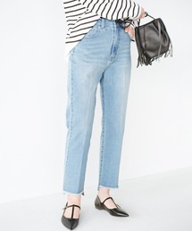 haco! | パッとはけるようにクローゼットに備えておきたい！これさえあればどんなトップスでもかっこよくなれるシルエットがきれいな大人のデニムパンツ by que made me(デニムパンツ)