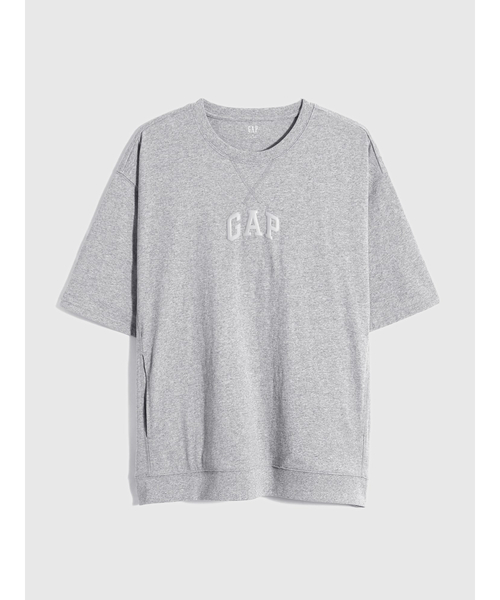 GAP(ギャップ)の「ウォッシュド ロー ジャージー オーバーサイズ Tシャツ(Tシャツ/カットソー・メンズ・ホワイト/ブラック/ベージュ/ネイビー/グレー/ブルー・S/M/L/XL/XS/XXS)」の14枚目の写真