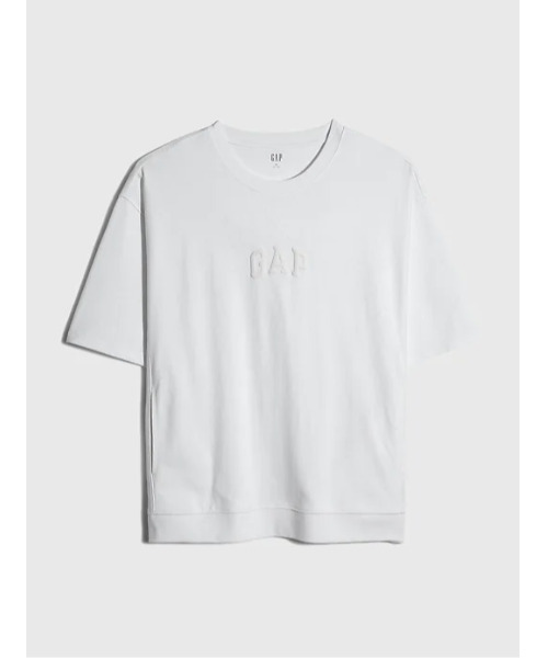 GAP(ギャップ)の「ウォッシュド ロー ジャージー オーバーサイズ Tシャツ(Tシャツ/カットソー・メンズ・ホワイト/ブラック/ベージュ/ネイビー/グレー/ブルー・S/M/L/XL/XS/XXS)」の2枚目の写真