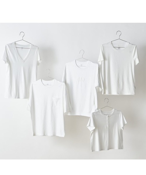 GAP(ギャップ)の「ウォッシュド ロー ジャージー オーバーサイズ Tシャツ(Tシャツ/カットソー・メンズ・ホワイト/ブラック/ベージュ/ネイビー/グレー/ブルー・S/M/L/XL/XS/XXS)」の19枚目の写真