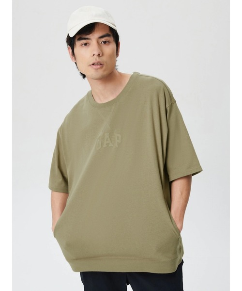 GAP(ギャップ)の「ウォッシュド ロー ジャージー オーバーサイズ Tシャツ(Tシャツ/カットソー・メンズ・ホワイト/ブラック/ベージュ/ネイビー/グレー/ブルー・S/M/L/XL/XS/XXS)」の21枚目の写真