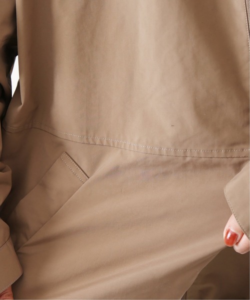 jornal standard luxe メモリータフタフードブルゾン　ベージュ JOURNAL STANDARD LUXE（ジャーナルスタンダード ラックス）の