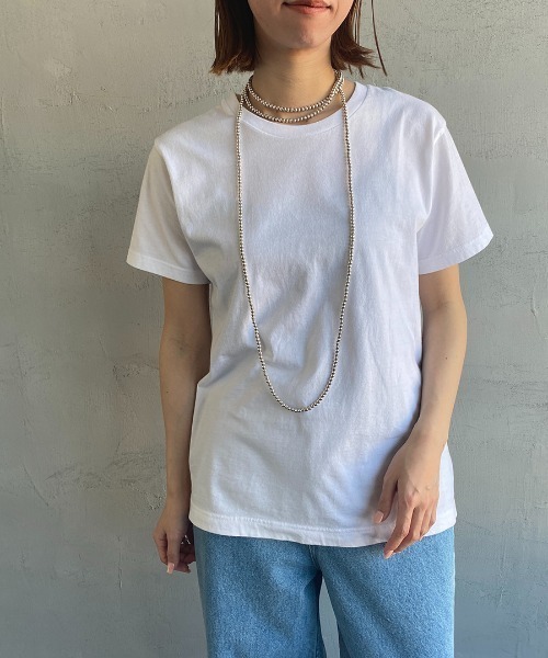 HANES（ヘインズ）の「[HANES/ヘインズ] 2P ジャパンフィット クルーネックパックTシャツ（Tシャツ/カットソー・レディース・ホワイト・M/S）」の17枚目の写真