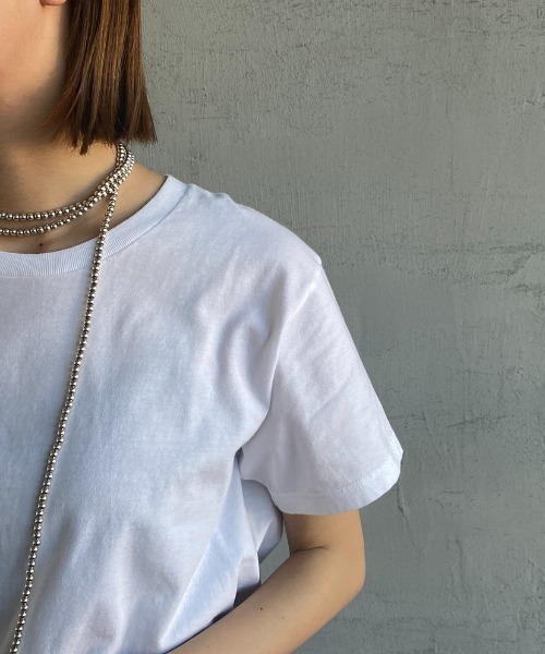 HANES（ヘインズ）の「[HANES/ヘインズ] 2P ジャパンフィット クルーネックパックTシャツ（Tシャツ/カットソー・レディース・ホワイト・M/S）」の14枚目の写真