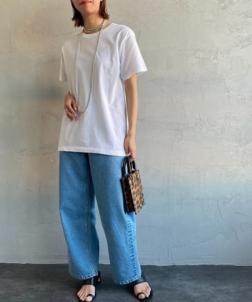 HANES（ヘインズ）の「[HANES/ヘインズ] 2P ジャパンフィット クルーネックパックTシャツ（Tシャツ/カットソー・レディース・ホワイト・M/S）」の7枚目の写真