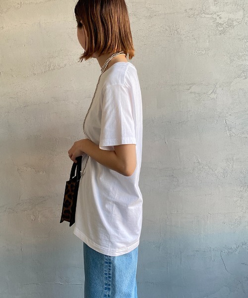 HANES（ヘインズ）の「[HANES/ヘインズ] 2P ジャパンフィット クルーネックパックTシャツ（Tシャツ/カットソー・レディース・ホワイト・M/S）」の6枚目の写真
