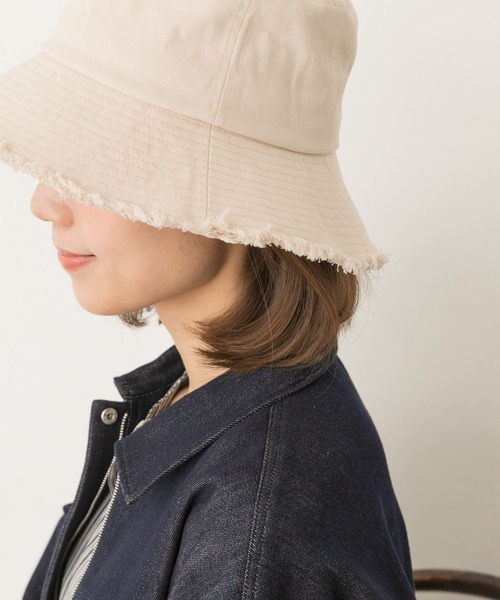 RODE SKO（ロデスコ）の「フリンジハット（ハット・レディース・ブラック/ブラウン/カーキ/アイボリー・FREE）」の2枚目の写真