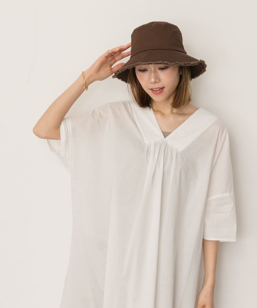 RODE SKO（ロデスコ）の「フリンジハット（ハット・レディース・ブラック/ブラウン/カーキ/アイボリー・FREE）」の11枚目の写真