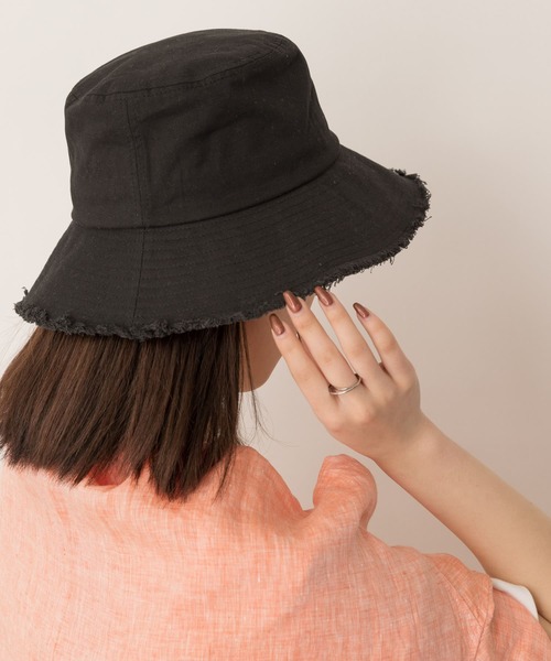 RODE SKO（ロデスコ）の「フリンジハット（ハット・レディース・ブラック/ブラウン/カーキ/アイボリー・FREE）」の12枚目の写真