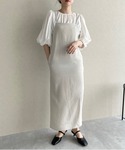 LOWRYS FARM One piece dress "スクエアキャミワンピース 272107"