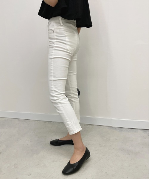 StyleSea(スタイルシー)の「ホワイトデニムパンツ(デニムパンツ・レディース・ホワイト・SMALL/MEDIUM)」の6枚目の写真