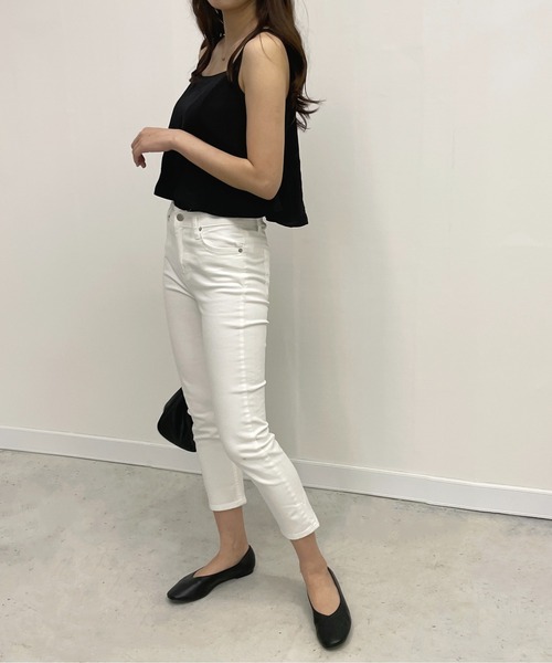 StyleSea(スタイルシー)の「ホワイトデニムパンツ(デニムパンツ・レディース・ホワイト・SMALL/MEDIUM)」の9枚目の写真