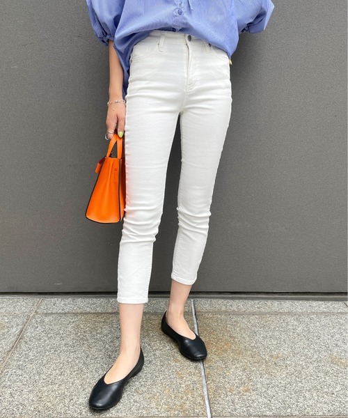 StyleSea(スタイルシー)の「ホワイトデニムパンツ(デニムパンツ・レディース・ホワイト・SMALL/MEDIUM)」の11枚目の写真