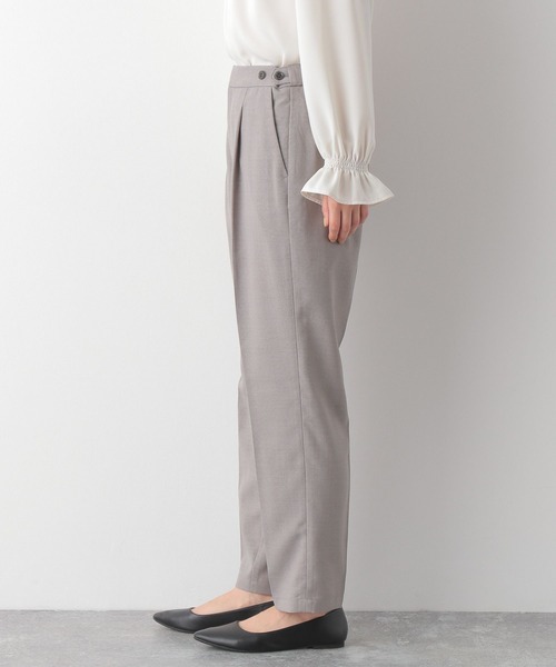 LEPSIM（レプシィム）の「ダブルデザインテーパードパンツ　264324（スーツパンツ・レディース・ネイビー/グレー・MEDIUM/LARGE）」の7枚目の写真