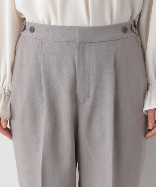 LEPSIM（レプシィム）の「ダブルデザインテーパードパンツ　264324（スーツパンツ・レディース・ネイビー/グレー・MEDIUM/LARGE）」の9枚目の写真