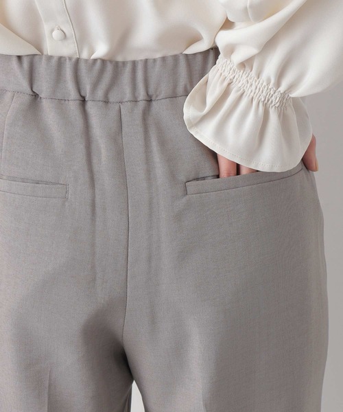 LEPSIM（レプシィム）の「ダブルデザインテーパードパンツ　264324（スーツパンツ・レディース・ネイビー/グレー・MEDIUM/LARGE）」の13枚目の写真