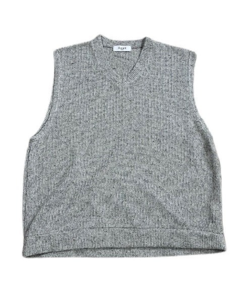Chikashitsu +(チカシツプラス)の「【Chikashitsu +/チカシツプラス】see-through v neck knit vest/シースルーVネックニットベスト 重ね着 レイヤード(ベスト・メンズ・ブラック/イエロー/グレー・ONE SIZE)」の15枚目の写真