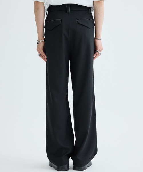 Jieda(ジエダ)の「PANEL SLACKS(スラックス・メンズ・ブラック/ダークパープル・1/2)」の12枚目の写真