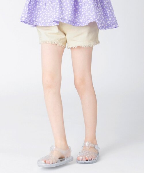 BREEZE(ブリーズ)の「フリンジショートパンツ(その他パンツ・キッズ・サックスブルー/その他10/オフホワイト/ブルー/ブラック・140/150/110/120/130/100/90)」の2枚目の写真