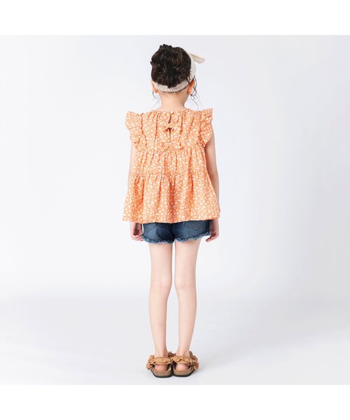 BREEZE(ブリーズ)の「フリンジショートパンツ(その他パンツ・キッズ・サックスブルー/その他10/オフホワイト/ブルー/ブラック・140/150/110/120/130/100/90)」の9枚目の写真