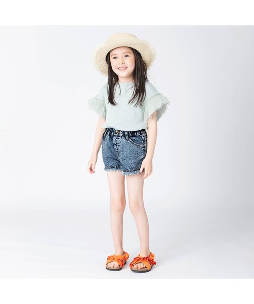 BREEZE(ブリーズ)の「フリンジショートパンツ(その他パンツ・キッズ・サックスブルー/その他10/オフホワイト/ブルー/ブラック・140/150/110/120/130/100/90)」の14枚目の写真