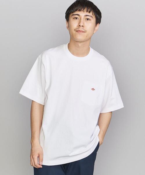 【美品】ダントン　Danton シャツ　メンズ　ホワイト　ロゴ　半袖　白　42 Danton 「DANTON」 半袖シャツ 42 ホワイト メンズ : ZOZOTOWN