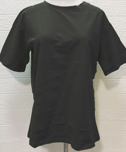 Amulet（アミュレット）の「シンプル半袖Tシャツ（Tシャツ/カットソー・レディース・ホワイト/ベージュ/ブラック・XL/L/M）」の9枚目の写真