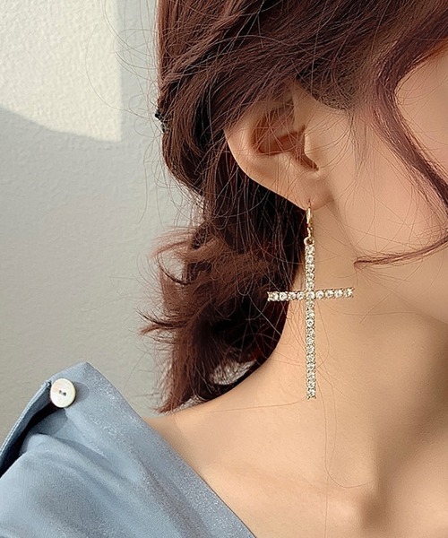NOLITA LABORATORY(ノリータラボラトリー)の「【 NOLITA / ノリータ 】 ジオメトリック ピアス(ピアス(両耳用)・レディース・ゴールド系その他/ゴールド系その他2/ゴールド系その他3/ゴールド/ゴールド系その他4/ゴールド系その他5・FREE)」の3枚目の写真