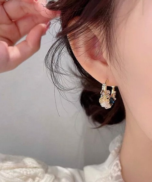 NOLITA LABORATORY(ノリータラボラトリー)の「【 NOLITA / ノリータ 】 ジオメトリック ピアス(ピアス(両耳用)・レディース・ゴールド系その他/ゴールド系その他2/ゴールド系その他3/ゴールド/ゴールド系その他4/ゴールド系その他5・FREE)」の2枚目の写真