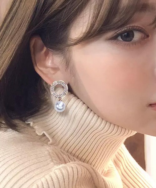 NOLITA LABORATORY(ノリータラボラトリー)の「【 NOLITA / ノリータ 】 ジオメトリック ピアス(ピアス(両耳用)・レディース・ゴールド系その他/ゴールド系その他2/ゴールド系その他3/ゴールド/ゴールド系その他4/ゴールド系その他5・FREE)」の4枚目の写真