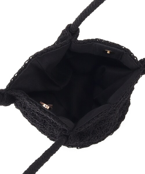 SOUP（スープ）の「◆クロシェバッグ（ハンドバッグ・レディース・シルバー/ブラック・00）」の6枚目の写真