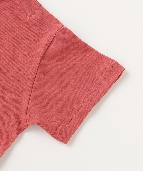 petit main（プティマイン）の「ステッチ昆虫半袖Tシャツ（Tシャツ/カットソー・キッズ・アイボリー/レンガ/ライトカーキ・80ｃｍ/90cm/100cm/110cm/120cm/130cm）」の6枚目の写真
