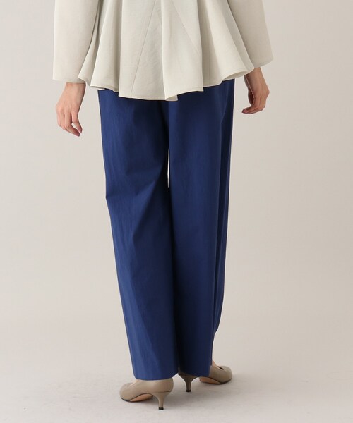 UNTITLED（アンタイトル）の「◆【清涼感】コットンタイプライター ワイドパンツ（その他パンツ・レディース・ブルー/ダークブラウン/ブラック/オフホワイト/ブラック系5・44/01/04/03/42/00/02/48）」の6枚目の写真