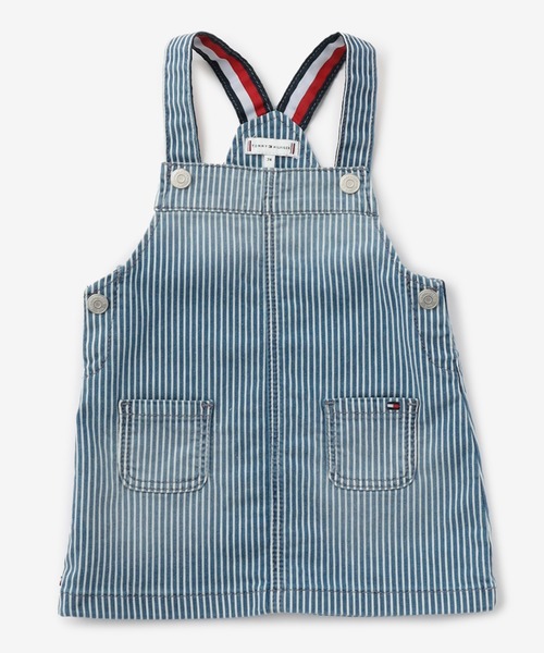 TOMMY HILFIGER（トミーヒルフィガー）の「BABY ダンガリーセット（サロペット/オーバーオール・キッズ・ネイビー/ピンク・80ｃｍ/90cm/70cm）」の20枚目の写真