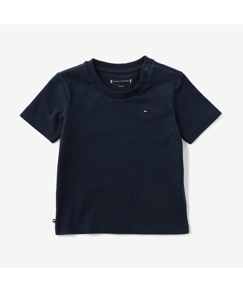 TOMMY HILFIGER（トミーヒルフィガー）の「BABY ダンガリーセット（サロペット/オーバーオール・キッズ・ネイビー/ピンク・80ｃｍ/90cm/70cm）」の5枚目の写真