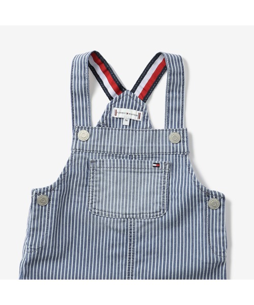 TOMMY HILFIGER（トミーヒルフィガー）の「BABY ダンガリーセット（サロペット/オーバーオール・キッズ・ネイビー/ピンク・80ｃｍ/90cm/70cm）」の13枚目の写真