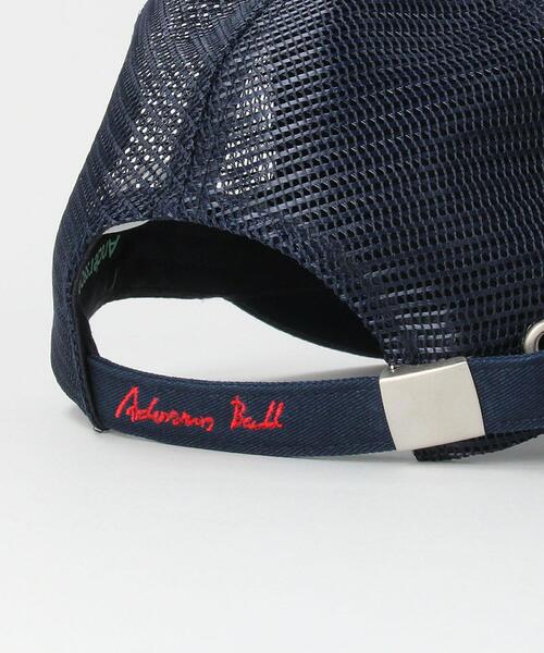 ANDERSSON BELL（アンダースンベル）の「＜Andersson Bell＞ GYPSYS MESH CAP/キャップ（キャップ・メンズ・ネイビー/ブラウン・FREE）」の8枚目の写真