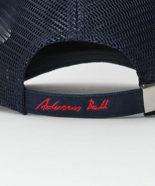 ANDERSSON BELL（アンダースンベル）の「＜Andersson Bell＞ GYPSYS MESH CAP/キャップ（キャップ・メンズ・ネイビー/ブラウン・FREE）」の9枚目の写真