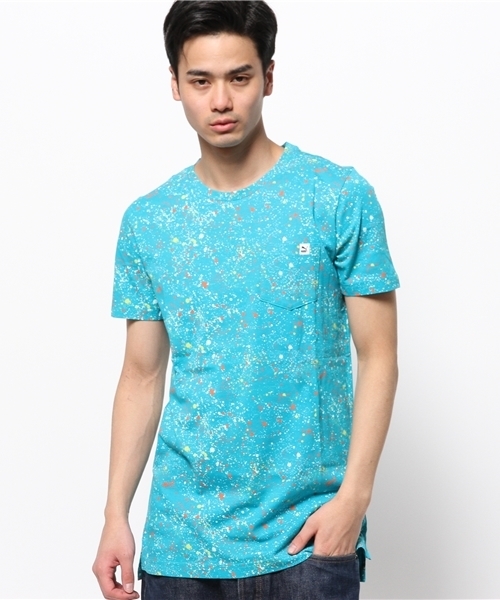 PUMA（プーマ）の「SPECKLE TEE（Tシャツ/カットソー・メンズ・ブラック/ホワイト/ブルー/ピンク・MEDIUM/X-LARGE/LARGE/SMALL/XX-LARGE）」の3枚目の写真