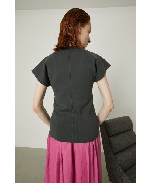 RIM.ARK リムアーク レディース Basic rib knit tops RIM.ARK（リムアーク）の「Sheer rib knit tops（ニット