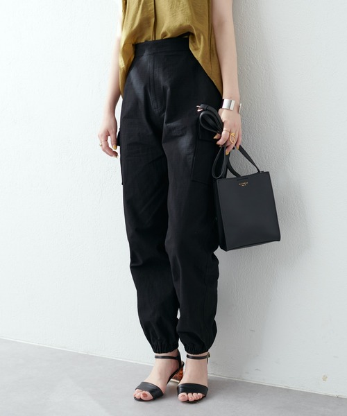 natural couture(ナチュラルクチュール)の「ミリタリーパラシュートパンツ(その他パンツ・レディース・ブラック/カーキ/オフホワイト・FREE)」の17枚目の写真