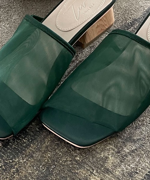 marjour(マージュール)の「TULLE SANDAL(サンダル・レディース・グリーン・LL/S/M/L)」の8枚目の写真