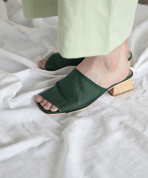 marjour(マージュール)の「TULLE SANDAL(サンダル・レディース・グリーン・LL/S/M/L)」の4枚目の写真