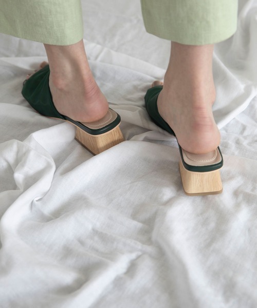 marjour(マージュール)の「TULLE SANDAL(サンダル・レディース・グリーン・LL/S/M/L)」の2枚目の写真