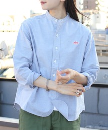 DANTON | DANTON/ダントン　バンドカラーシャツ　ロングスリーブ　オックス　BAND COLLAR SHIRT LONGSLEEVE OX JD-3606 YOX（ウィメンズ）(シャツ/ブラウス)