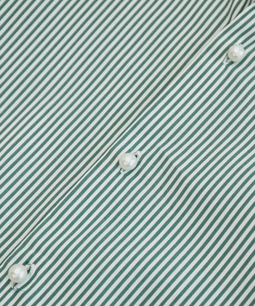 ROPE' PICNIC（ロペピクニック）の「無地/ストライプパール釦シャツ（シャツ/ブラウス・レディース・ホワイト/グリーン/ブルー系その他/ブルー/サックスブルー・38）」の9枚目の写真