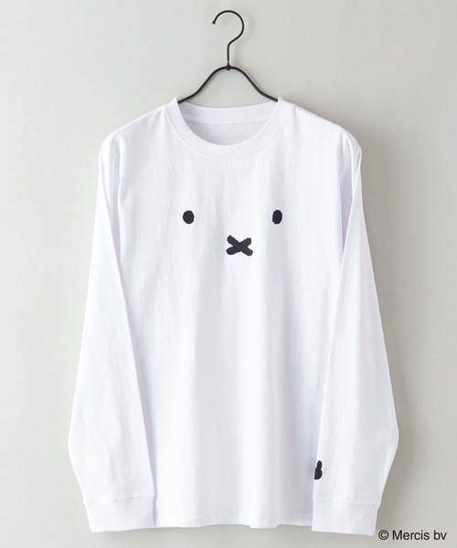 Miffy( ミッフィー)の「【MIFFY/ミッフィー】 ロンT 長袖(Tシャツ/カットソー・メンズ・ホワイト/ダークグリーン/ベージュ・MEDIUM/LARGE/X-LARGE)」の4枚目の写真