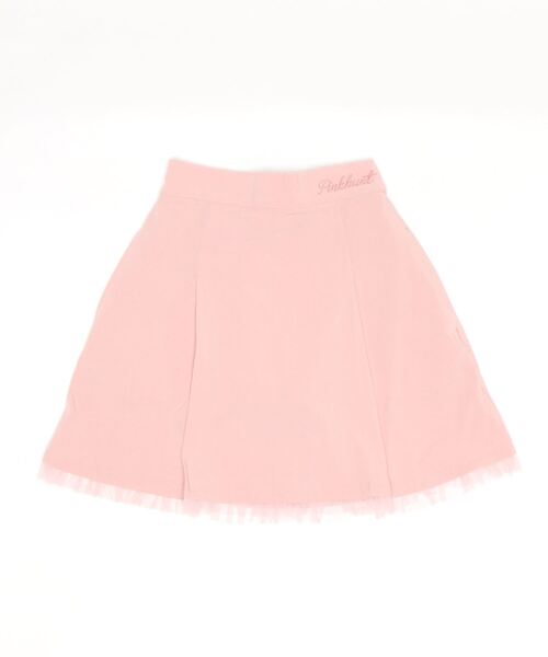 PINKHUNT（ピンクハント）の「PINKHUNT 裾チュールレーススカート 7134K（スカート・キッズ・ブラック/ベビーピンク・150cm/130cm/160cm/120cm/140cm）」の6枚目の写真