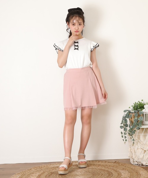 the virgins ミニスカート ピンク terry fluttering skirt | the Virgins