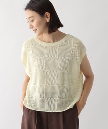 LEPSIM | 7ゲージスカシメッシュベスト　295978(ニット/セーター)